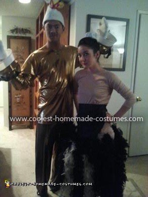 Disfraz casero para pareja Lumiere y Babette
