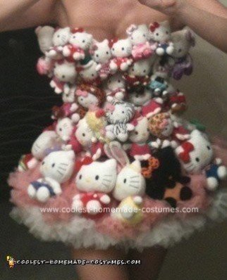 Disfraz casero de Lady Gaga Hello Kitty