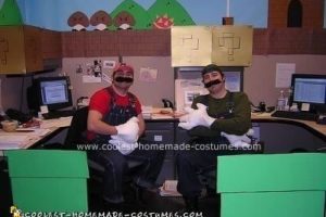 El traje de oficina casero más genial de Super Mario Brothers