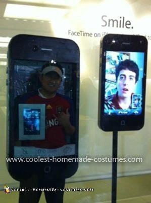 Traje casero para iPhone 4 Facetime