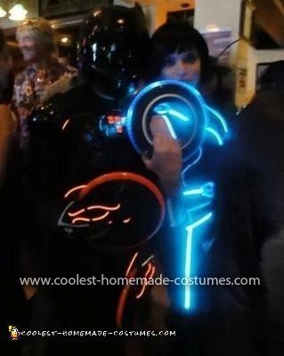 Traje casero para pareja de Quorra y Rinzler Tron Legacy