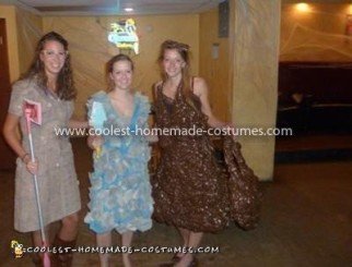 Traje de barro hecho en casa del comercial Swiffer Wet Jet