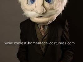 El waldorf casero más genial del disfraz de muppet para halloween