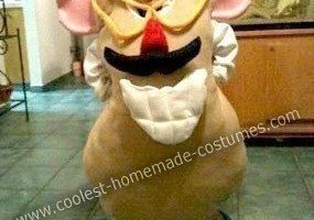 Genial disfraz casero de Mr. Potato Head para Halloween