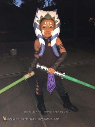 Genial disfraz de Ahsoka Tano de Star Wars The Clone Wars
