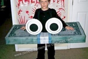 Genial disfraz de Halloween DIY Geico Money