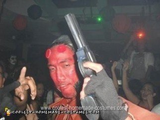 Disfraz casero de Hellboy