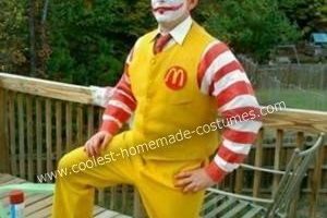 Genial disfraz de Ronald McDonald