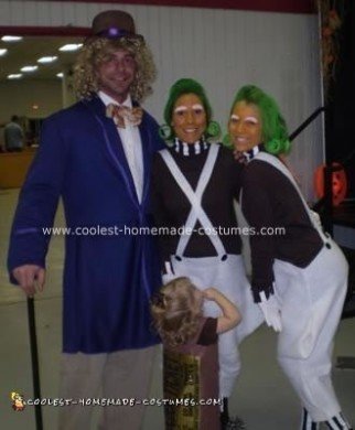 Disfraces caseros de Willy Wonka y Oompa Loompa
