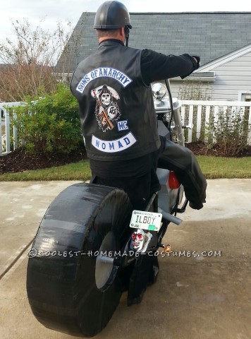 Impresionante disfraz de Illusion Chopper de Sons of Anarchy