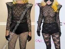 Impresionante disfraz de Lady Gaga hecho a mano