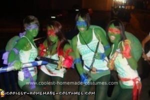 Impresionantes disfraces DIY de Tortugas Ninja mutantes adolescentes