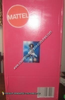 Barbie casera en una caja DIY Idea de disfraz de Halloween