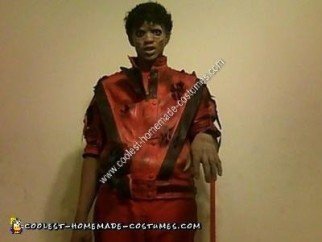 Idea de disfraz de Halloween única hecha en casa de Michael Jackson Thriller