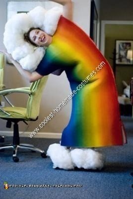 Idea de disfraz de arco iris de bricolaje para Halloween