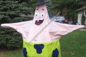 La mejor idea casera de disfraces de Halloween únicos de Patrick Star