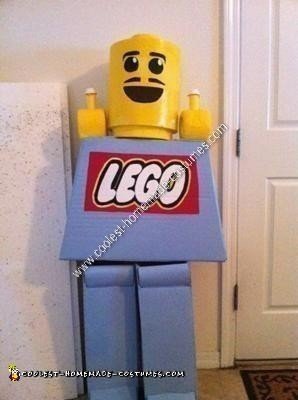 Idea de disfraz de Halloween de Mr. Legoman DIY
