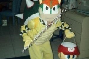 La mejor idea de disfraz de Halloween de Bowser DIY