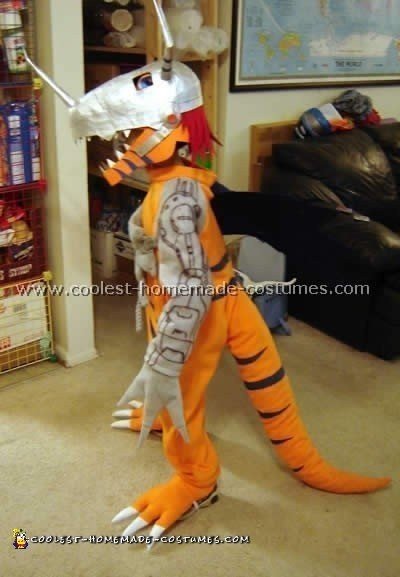 Disfraz de Digimon hecho en casa