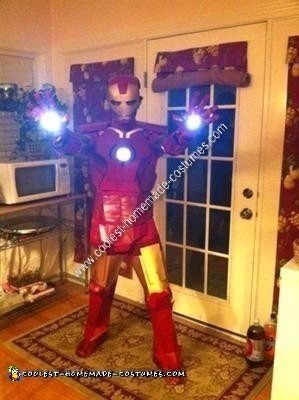 Idea de disfraz de Halloween de Iron Man DIY