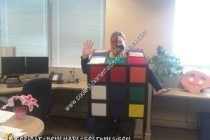 La mejor idea de disfraz de Halloween del cubo de Rubik DIY