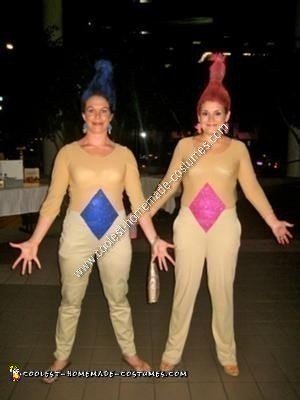 Idea de disfraz de Halloween para adultos DIY Treasure Trolls