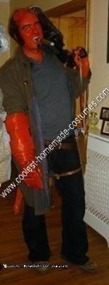 Idea de disfraz de Halloween Hellboy DIY