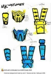 Idea de traje casero de combate mortal