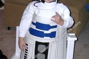 La mejor idea de disfraz de R2D2 con instrucciones de bricolaje