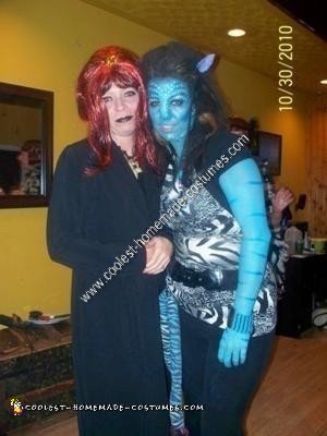 Idea de disfraz de avatar de Halloween de bricolaje