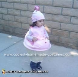 Idea de disfraz de cupcake casero