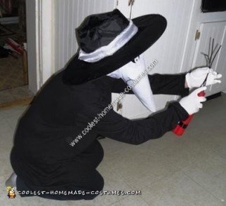 Idea casera de disfraz de espía de Halloween