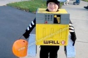 Lindo disfraz de Halloween WALL-E DIY