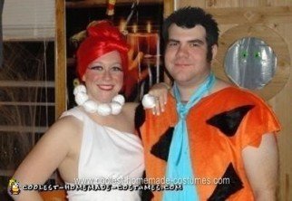 Disfraces de Halloween de pareja Picapiedra hechos en casa