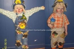 Los mejores disfraces caseros de espantapájaros para hermanos