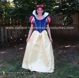Disfraz casero de Blancanieves