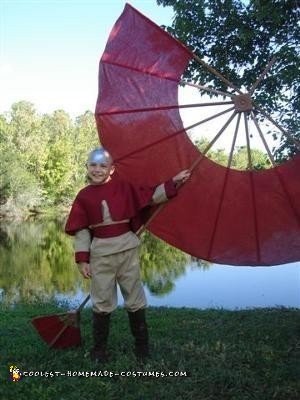 Aang Avatar The Last Airbender (versión de dibujos animados) Disfraz de Halloween