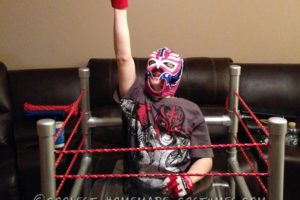 Traje de silla de ruedas de pista de lucha libre