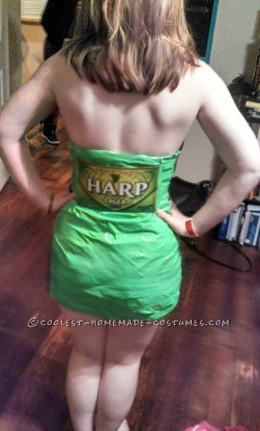 Vestido sexy de mordedura de serpiente (bebida) con ribete de cinta de pato