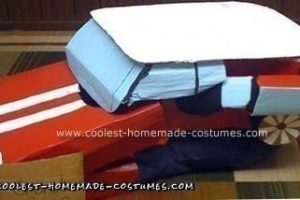 El disfraz de Halloween de Mini Cooper Transformer hecho en casa más genial