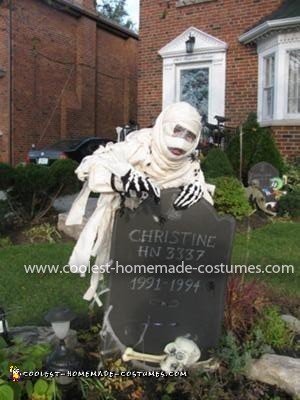 Disfraz de momia casero para Halloween