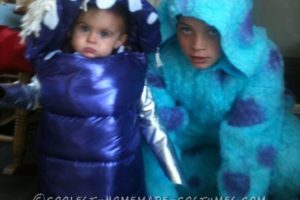 Adorables Boo y Sally de Monsters Inc.  Disfraces para bebes y niños