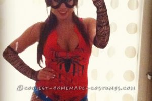 Disfraz de mujer araña sexy de última hora