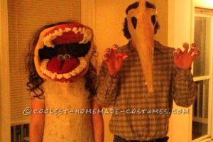 Increíble disfraz de Adam y Barbara Maitland de «Beetlejuice»