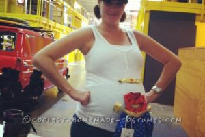Mi idea original de disfraz de barriga de bebé
