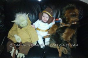 El mejor disfraz de princesa bebé Leia