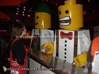 Disfraz casero de minifigura de Lego