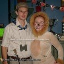 Disfraz de leona y cazadora de safari