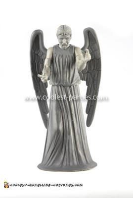 Ángel llorando de bricolaje del disfraz de Doctor Who