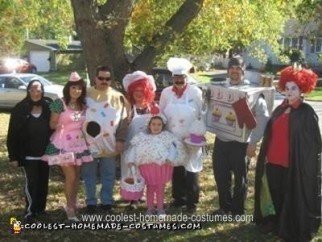 Disfraz de Halloween para niños con magdalenas caseras